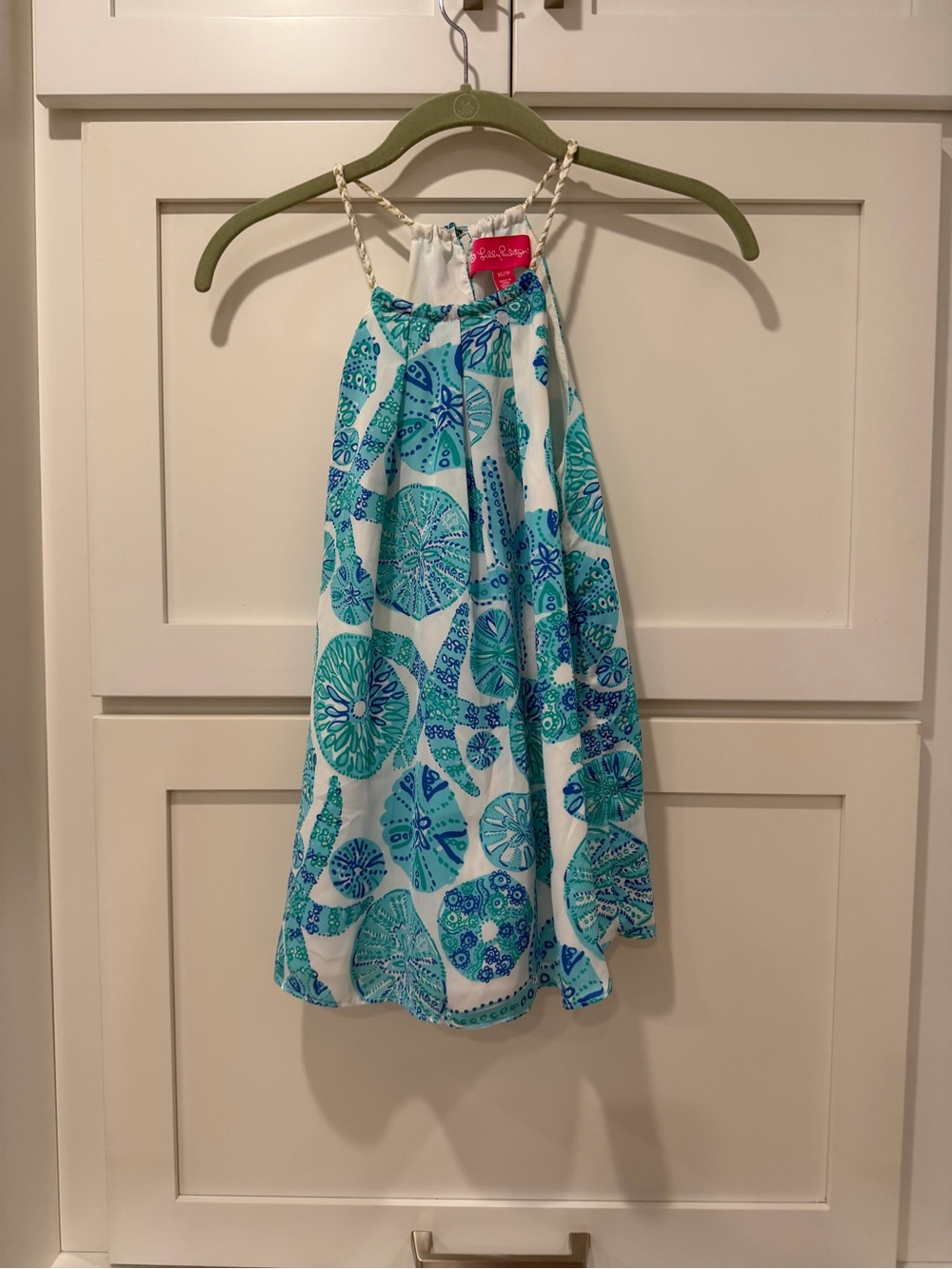 Lilly Pulitzer Halter top with Blue & Teal Print